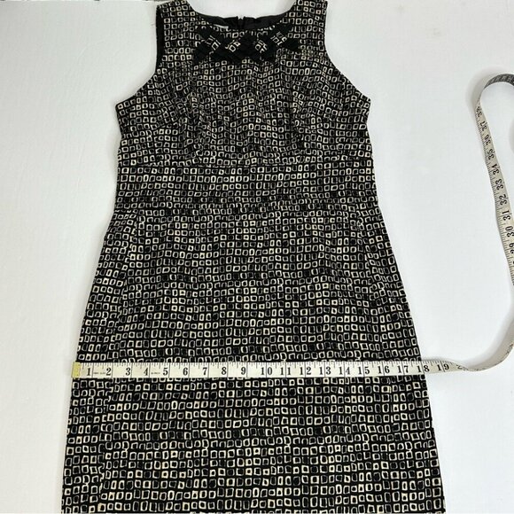 Evan Picone NWT Black Beyond The Shadow Contemporary Sheath Career Dress 6/C32 - Picture 12 of 13